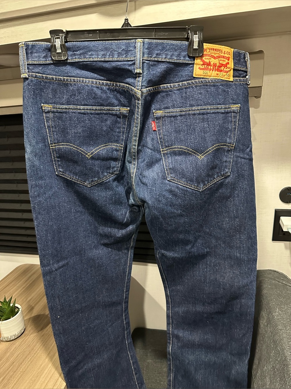 Levi's 501 Original Fit Men's Jeans in Dark Blue